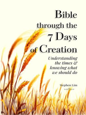 cover image of Bible Through the 7 Days of Creation
